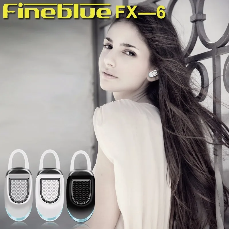Original FineBlue FX-6 Bluetooth Earphone Ear hook Mini Wireless Earbuds Handsfree Running Sports Pocket Portable Headset (5)