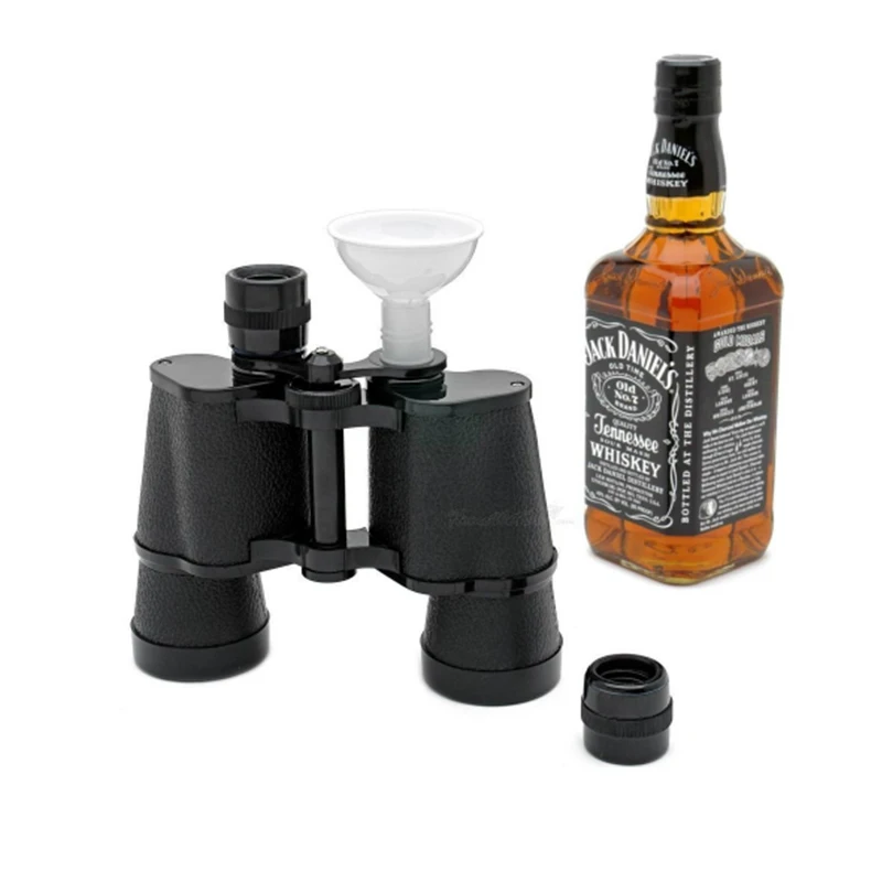

Binoculars Flask 16oz Travel hip Flask Portable Outdoor Water Bottle Sport Flask Shaker Pot Whisky Vodka Bottle DROP SHIP