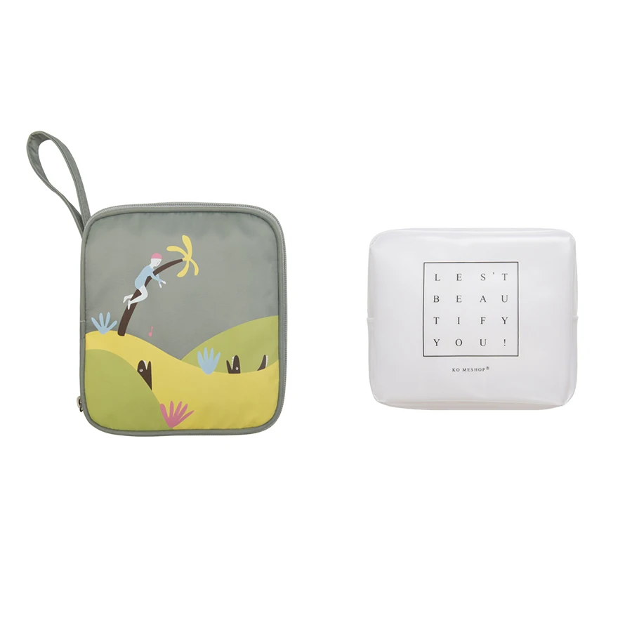 

Original water-proof combination cosmetic bags set 1+1 for girls from KOMESHOP(FUN KIK)