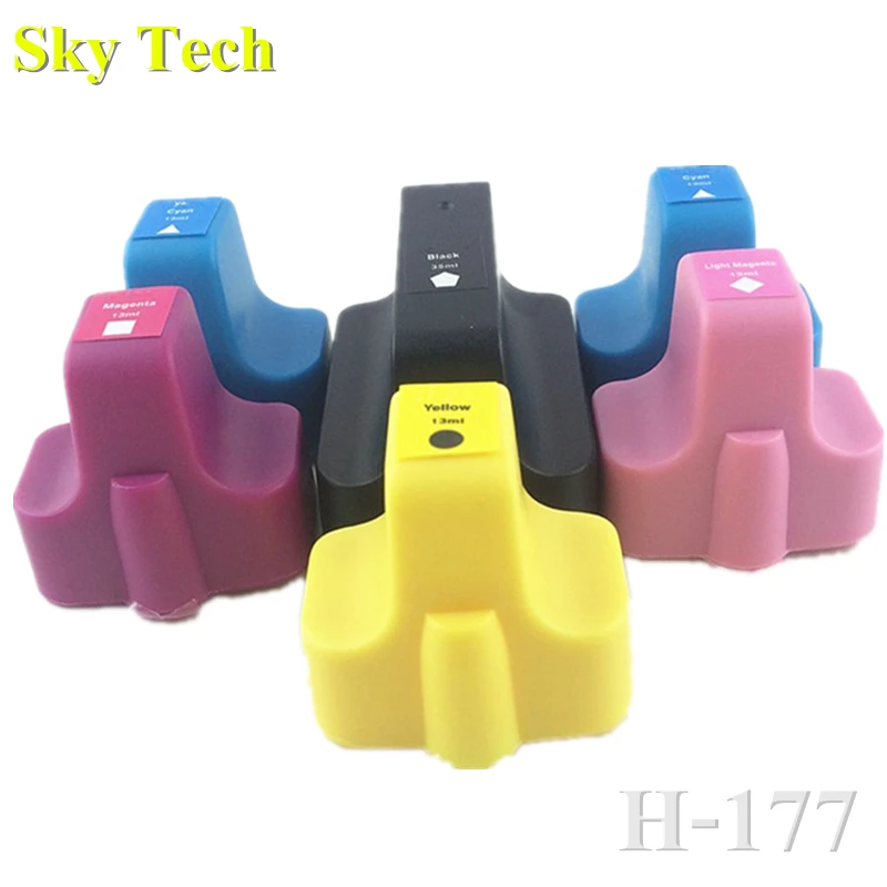 One set Compatible Cartridge For HP177 , Suit for HP Photosmart 3210 3310 C5150 C5180  D7155 D7160 8230 8238 8250 etc image_0