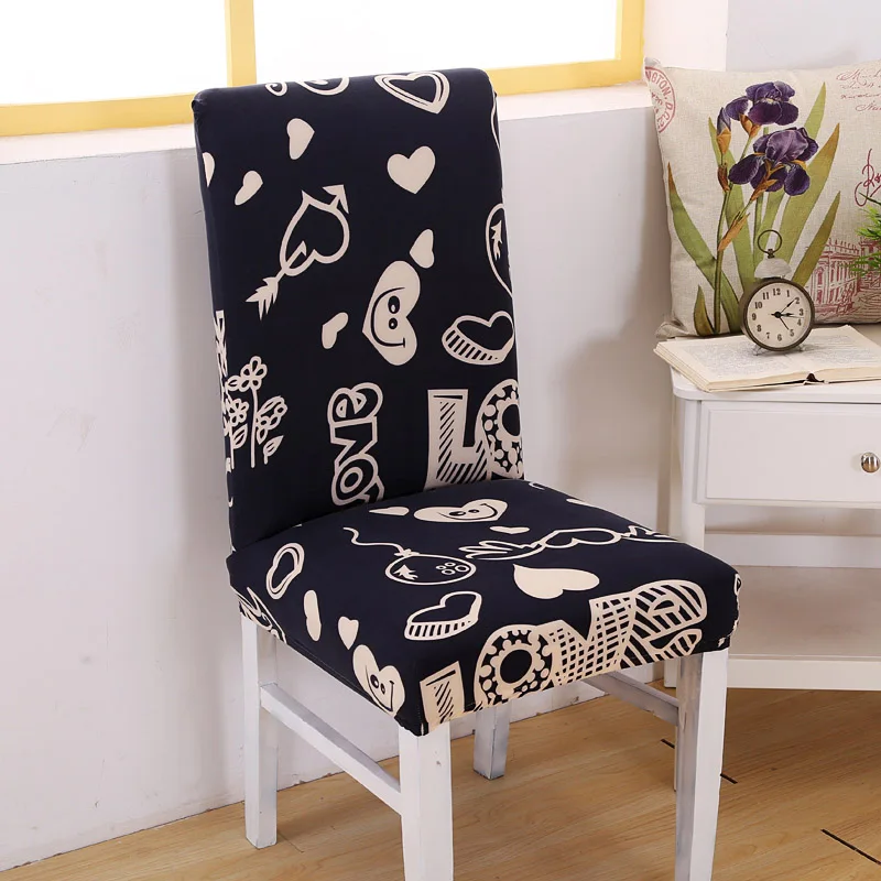 Универсальные чехлы для стульев из спандекса с рисунком в клетку, не грязные, эластичные, без подлокотников, чехлы для стульев, домашний декор