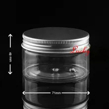 4 шт. 100 г кухонные принадлежности прозрачные пластиковые бутылки с алюминиевой крышкой для сухих зерновых коробок сушеный прибор для хранения фруктов танки