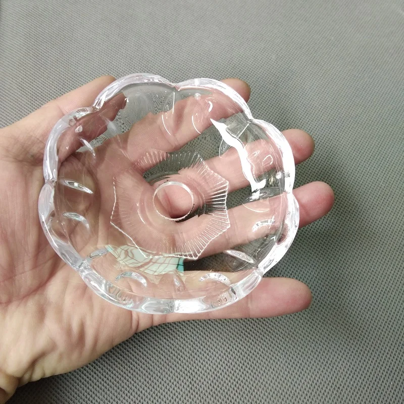 2 шт./лот 100x30 мм Европейский стиль кристалл лампа локоть поддержка руки цветок стеклянная чаша декоративный поднос аксессуары для освещения