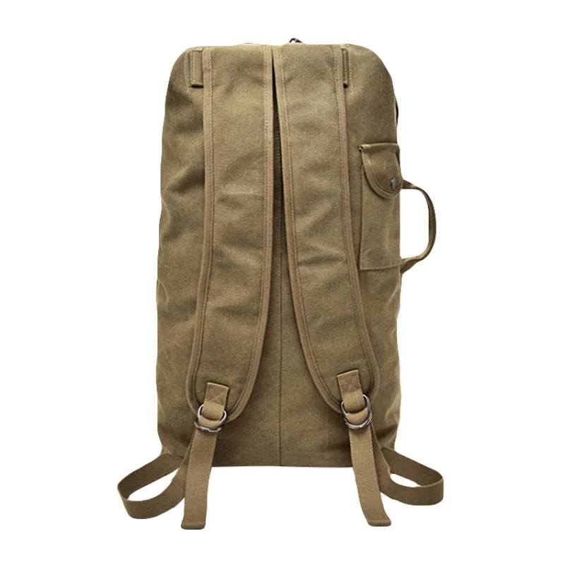 

Large Capacity Men Women Travel Bag Tactical Climbing Backpack Hiking Bags Canvas Bucket Shoulder Sports Bag