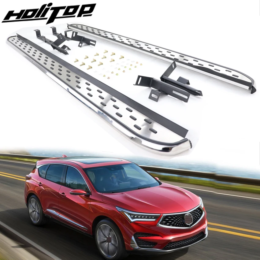 

NEW ARRIVAL Thicken & widen pedal,fashional skidproof particle side step running board for ACURA RDX 2019,ISO9001 top quality.