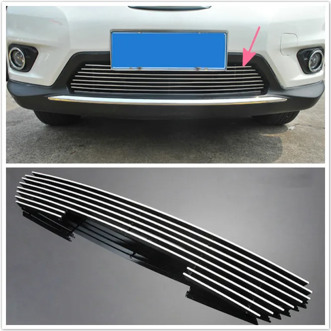 

stainless steel front bottom center grille grill for X-trail 2014
