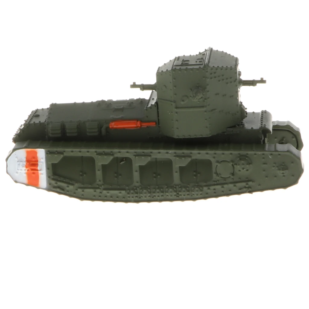 1:100 Britain MK. IV Female Tank & Mk.A Whippet panzer Model - WWI UK Army Vehicle Model Toy Soldier Gifts - 2pcs