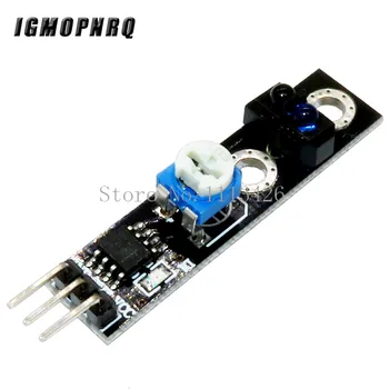 

10pcs 1 channel tracing module/ Intelligent Vehicle tracking probe infrared /black white line detection sensor KY-033