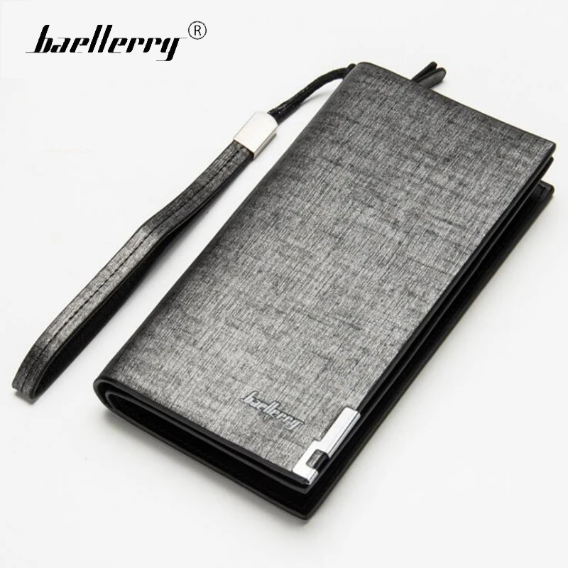 

Baellerry Brand Men Wallets Long Men Purse Wallet Male Clutch Bags New Leather Men Business Male Vallet Zipper Coin Phone Bag