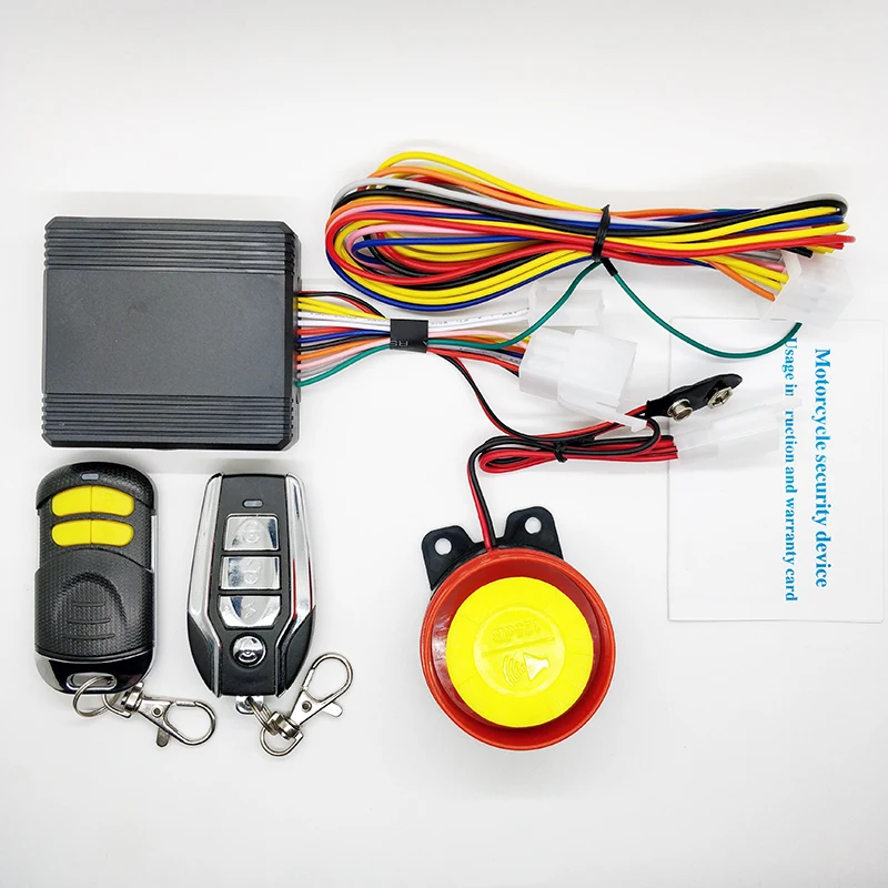 Original1 Way Motorcycle Alarm Moto Remote Engine Start Alarm Moto