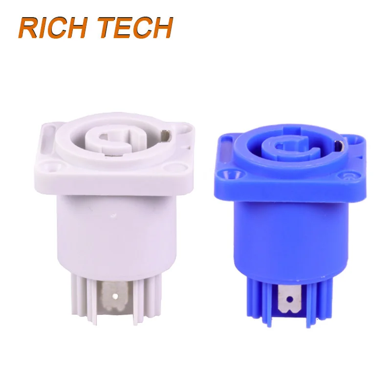 12 шт./лот 3 Pin Speakon Female Панель крепление NAC3MPA 1 Мощность Con свет этапа разъем аудио 20A/