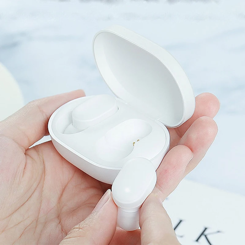 Xiaomi Mijia TWS AirDots bluetooth наушники Молодежная версия стерео Бас BT 5,0 Eeadphones с микрофоном Handsfree наушники с управлением AI