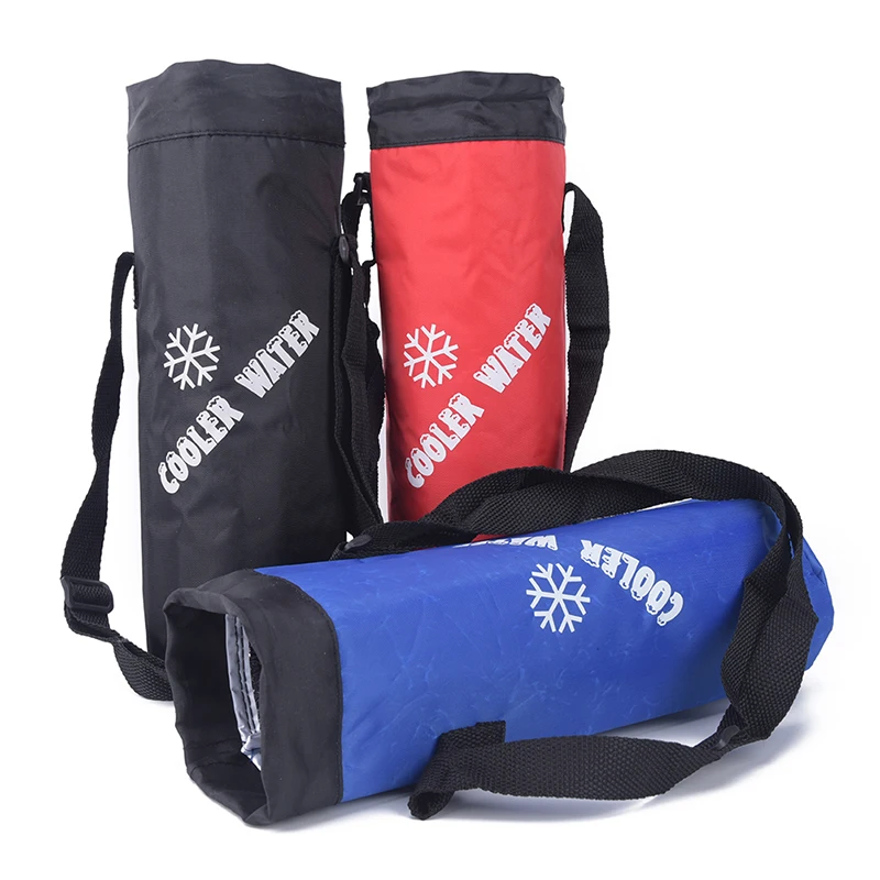 

Gmarty Water bag Universal Drawstring Water Bottle Pouch High Capacity Insulated Cooler Bag Outdoor Traveling Camping Hiking
