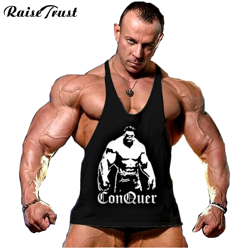 

Fitness Tank Top Men Bodybuilding 2019 Clothing Fitness Men Shirt Crossfit Vests Cotton Singlets Muscle Top Punisher ergege