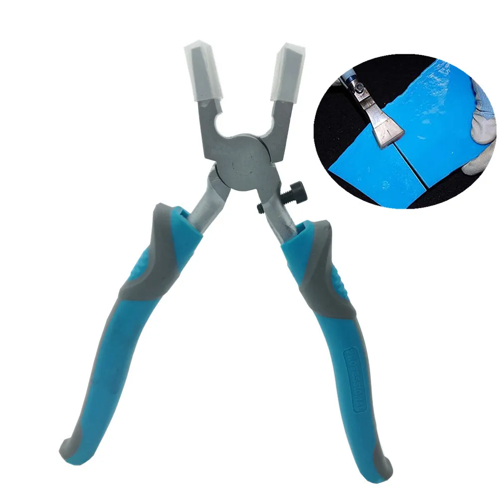 Glass Running Pliers Glass Break Pliers With Adjustable Screw 8"(200mm