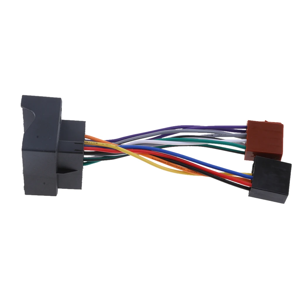 2019 New Car Stereo Radio Wiring Harness Lead Adaptor Cable Loom For Ford Galaxy Mondeo Fiesta Etc Car Wire Cable Adapter