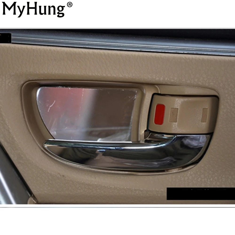 Чехлы автомобильные внутренняя дверные ручки чаши Крышка отделка для Toyota Corolla 2014 2015 Нержавеющая сталь 4 шт. в комплекте