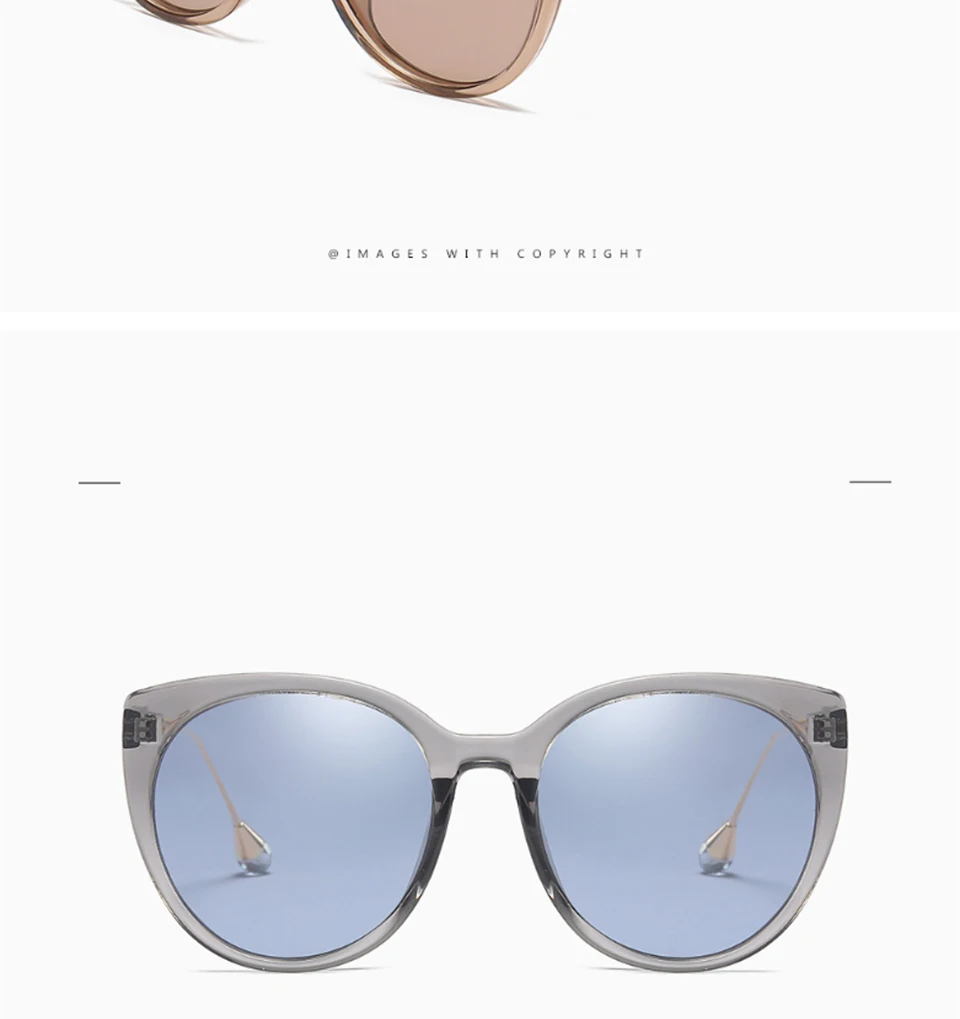 iGUETTA Fashion Female Polarized Sunglasses Women Cat Eye Large Frame Design Sun Glasses Women Driving Titanium UV400 IYJB112