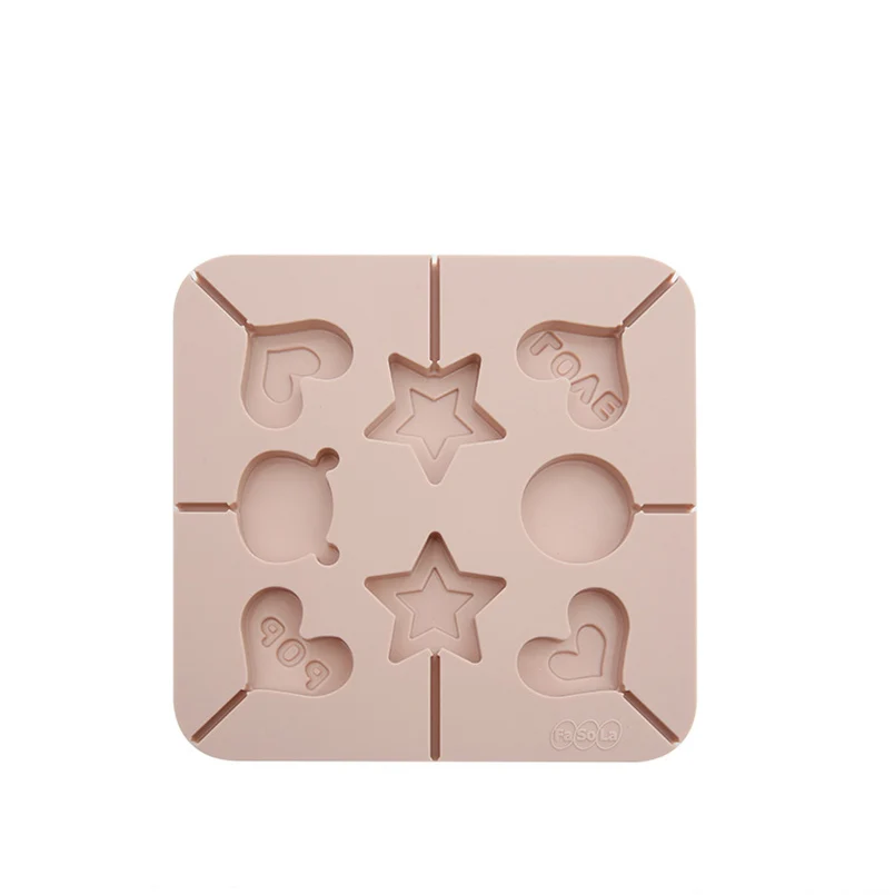 

1Pc Multi-shaped Lollipop Candy Mold Food Grade Silicone Fondant Mould 3D Chololate Mold DIY Cake Decoration Pastry Baking Tools