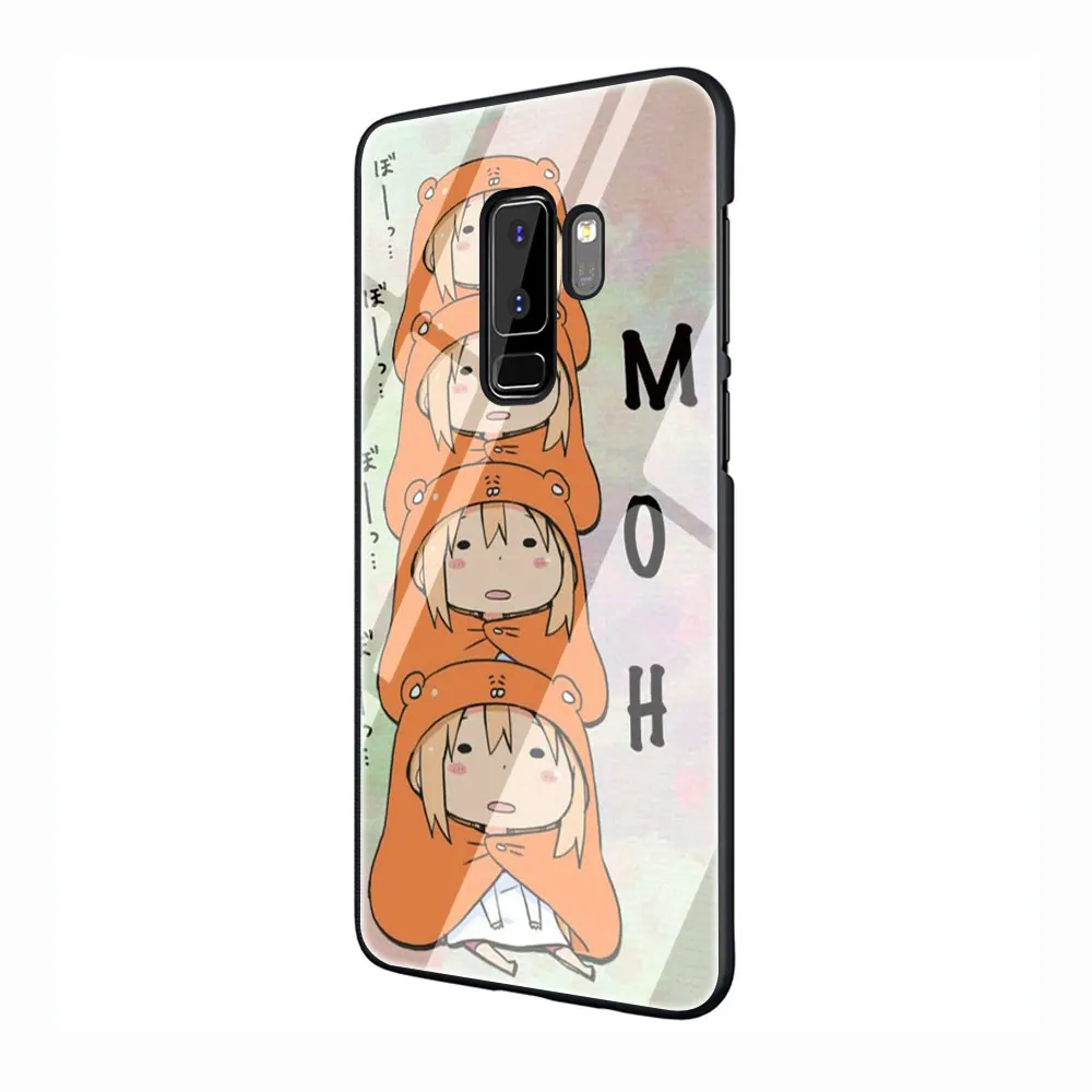 Cute Umaru chan Tempered Glass Phone Cover Case For Galaxy S7 edge S8 9 10 Plus Note 8 9 10 A10 20 30 40 50 60 70 - Цвет: G1
