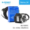 NEMA 34 Closed Loop Stepper Motor 4.5Nm 5A 642Oz-in Hybrid Stepping Motor Nema34 Close Loop Motor driver DC(40-110V)/AC(60-80V) ► Photo 1/6