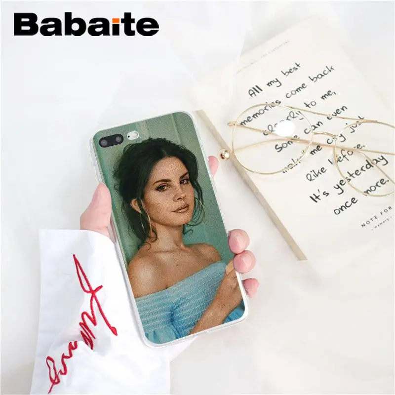 Babaite Lana Del Rey TPU Мягкий силиконовый чехол для телефона iPhone X XS MAX 6 6S 7 7plus 8 8Plus 5 5S XR 10 Чехол - Цвет: A5