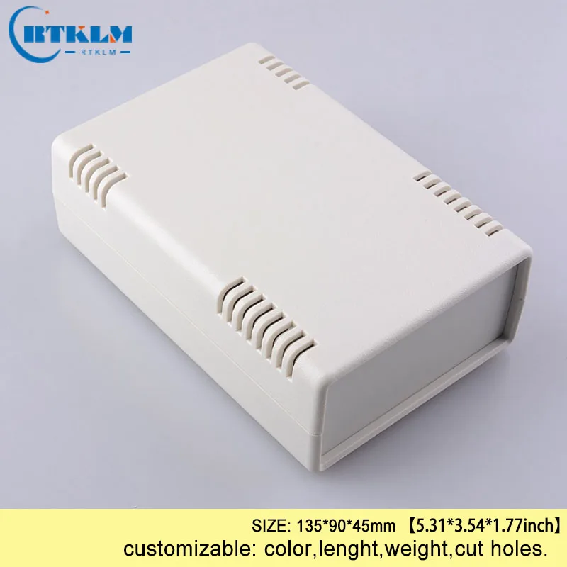 BDH20006-A1 ABS черные коробки для электронных проектов diy пластиковый корпус распределительная коробка маленькая Заказная настольная коробка 135*90*45 мм - Цвет: BDH20006-A1