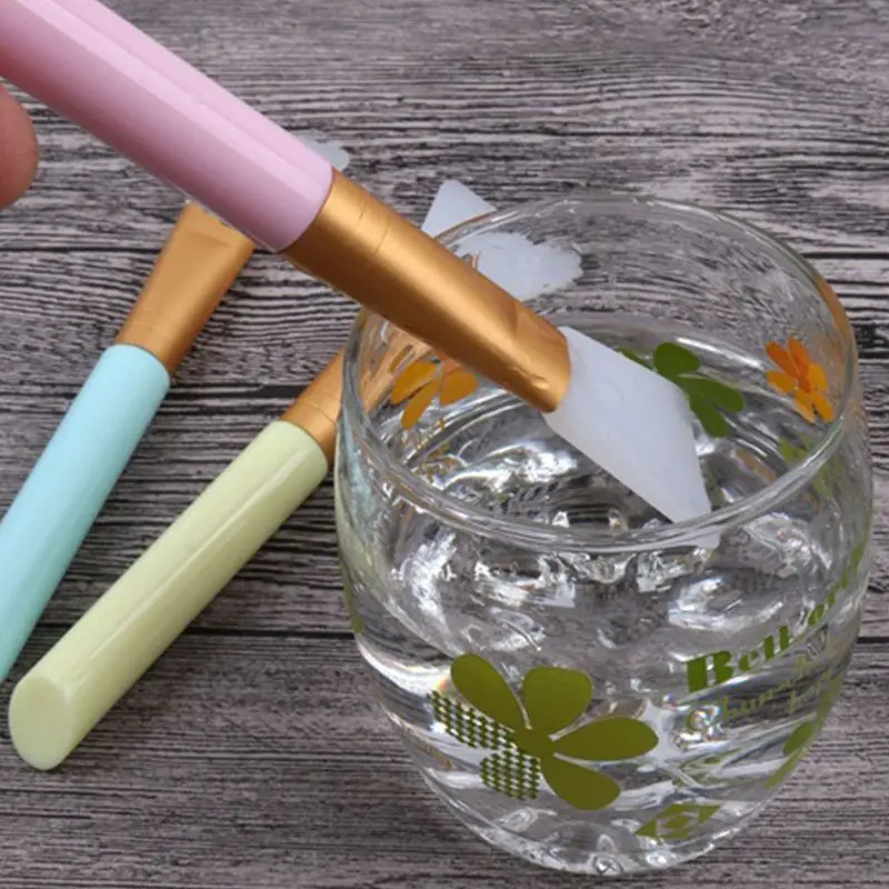 

Candy Color Silicone Face Mask Brush Flexible Facial Mud Applicator Body Lotion Cream Mixing Cosmetic DIY Makeup Beauty Tool