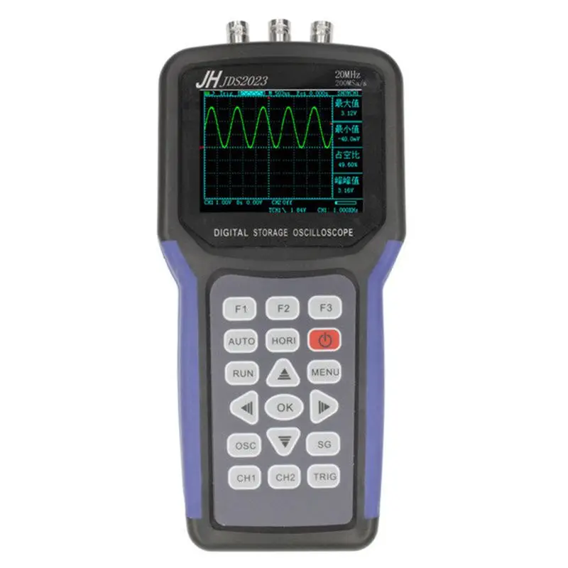

JINHANIC JDS2023 Digital Storage Handheld Oscilloscope 1 Channels 20MHz Oscilloscope AC/DC