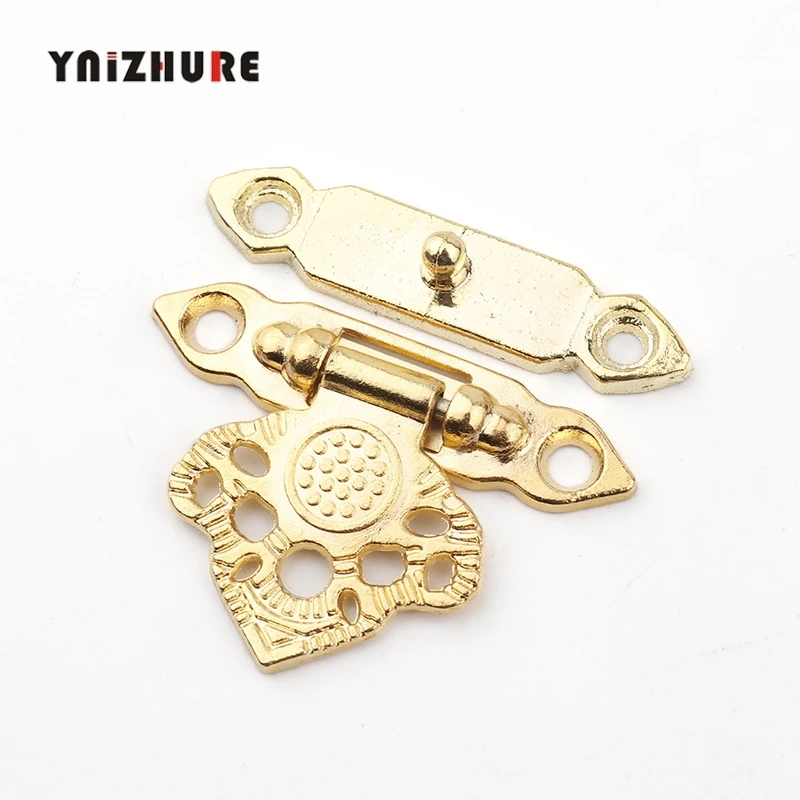 

2PCS Antique Zinc Alloy Jewelry Box Padlock Hasp Locked Wooden Wine Gift Box Handbag Buckle Hardware Accessories