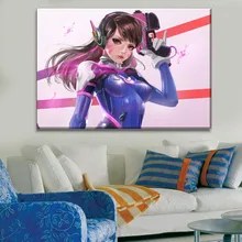 Wall Art Canvas Paintings Framework Or Frameless 1 Pieces Cartoon D.Va Overwatch Game Poster Girl Room Decor HD Print Pictures Wall Art Canvas Paintings Framework Or Frameless 1 Pieces Cartoon D.Va Overwatch Game Poster Girl Room Decor HD Print Pictures