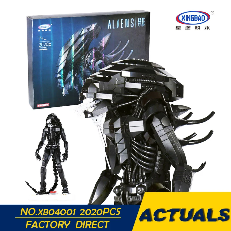 

XingBao 04001 2020Pcs Genuine Creative Movie Series The Alien Robot Set children Educational Building Blocks Bricks Toys Model