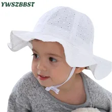 Летние детские шляпы от солнца для маленьких девочек, хлопковая кепка-ведро, осенние детские шляпы, Детские кепки, новая модная пляжная Солнцезащитная шляпа для девочек