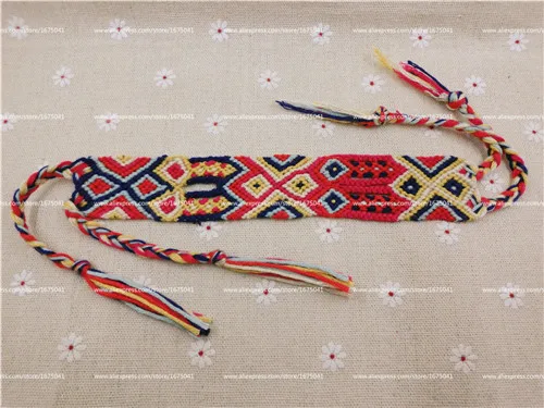 AMIU ручной работы популярный бренд браслет большой узор дружбы бразильские плетеные веревки для женщин и мужчин дропшиппинг браслет - Окраска металла: 9