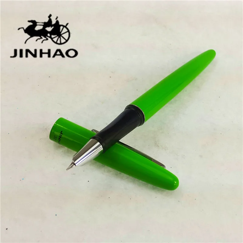 1 шт./лот Зеленый JINHAO Ручки Jinhao 321 Fountain Pen Caneta Tinteiro Чернилами Канцелярские Papelaria