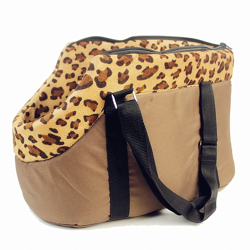 pet bag dog carrier ,travel carrying bag for dogs and cats leopard