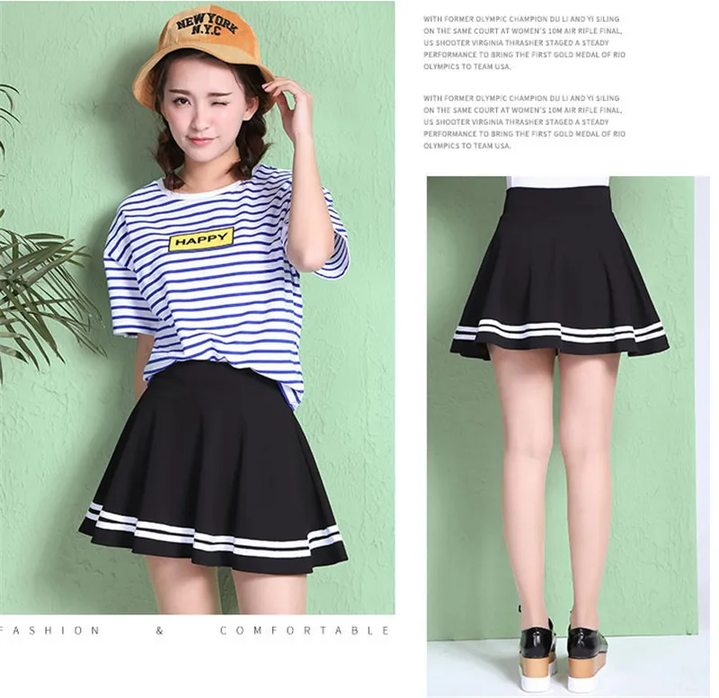 2022 Winter and Summer Style Brand Women Skirt Elastic Faldas Ladies Midi Skirts Sexy Girl Mini Short Skirts Saia Feminina black midi skirt