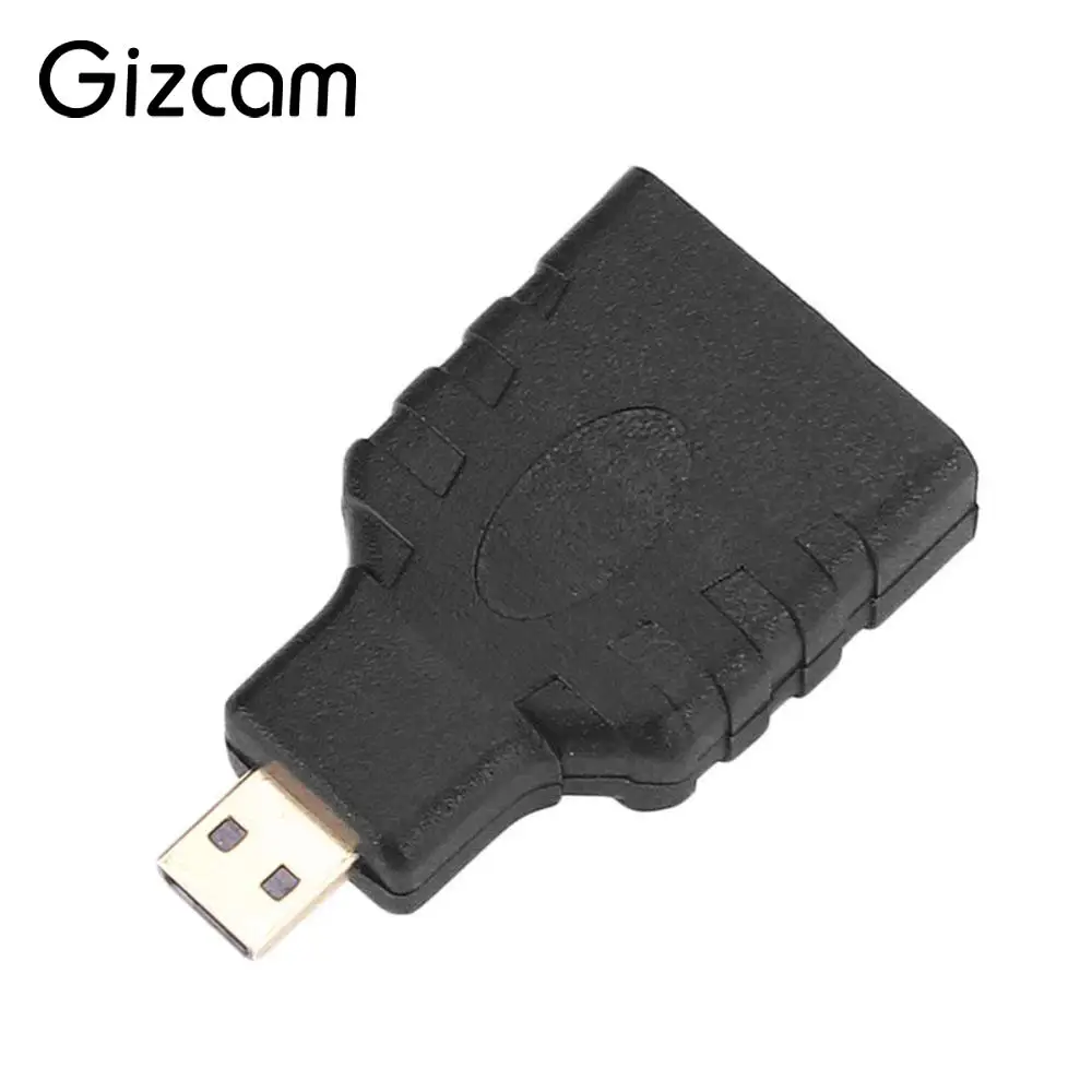 

Gizcam HDMI Adapter Type A Female to Micro HDMI Type D Male F/M Converter PC Practical Accessories