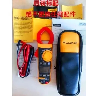 Fluke F319 True-rms AC DC Clamp Meter with CASE Inrush Current Frequency meter tester
