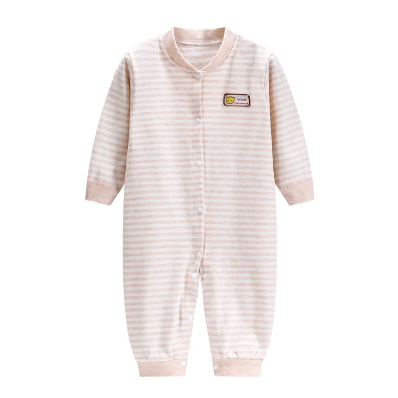 Весенне-Осенняя детская хлопковая цельная пижама с длинными рукавами для мальчиков и девочек, брюки для малышей, скалолазание для новорожденных, F0327wy03