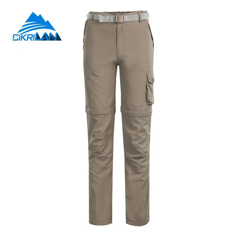 Antiuv Outdoor Fishing Hiking Pants Women Trekking Camping Removable