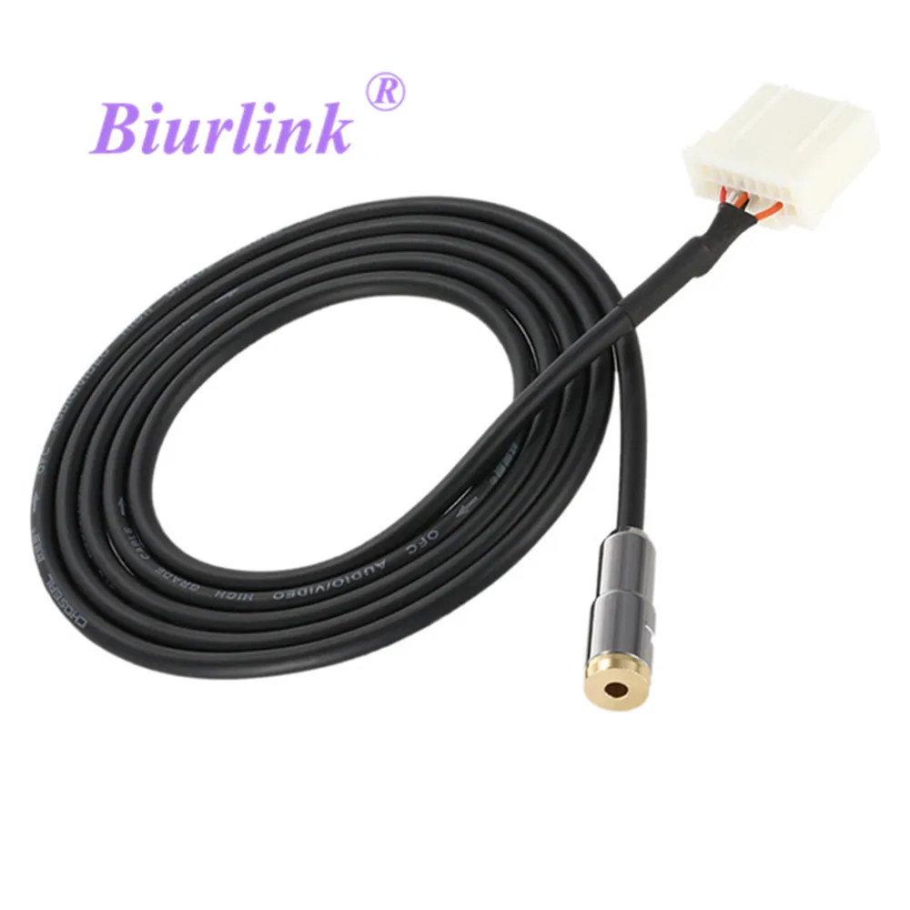 

Biurlink Female 3.5MM Jack Aux Audio Input Cable Adapter for Mazda 2 3 5 6