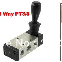 1 шт. 4H310-10 2 Позиции 5 ходовой 3/" порт ручной Потяните Пневматический Механический клапан