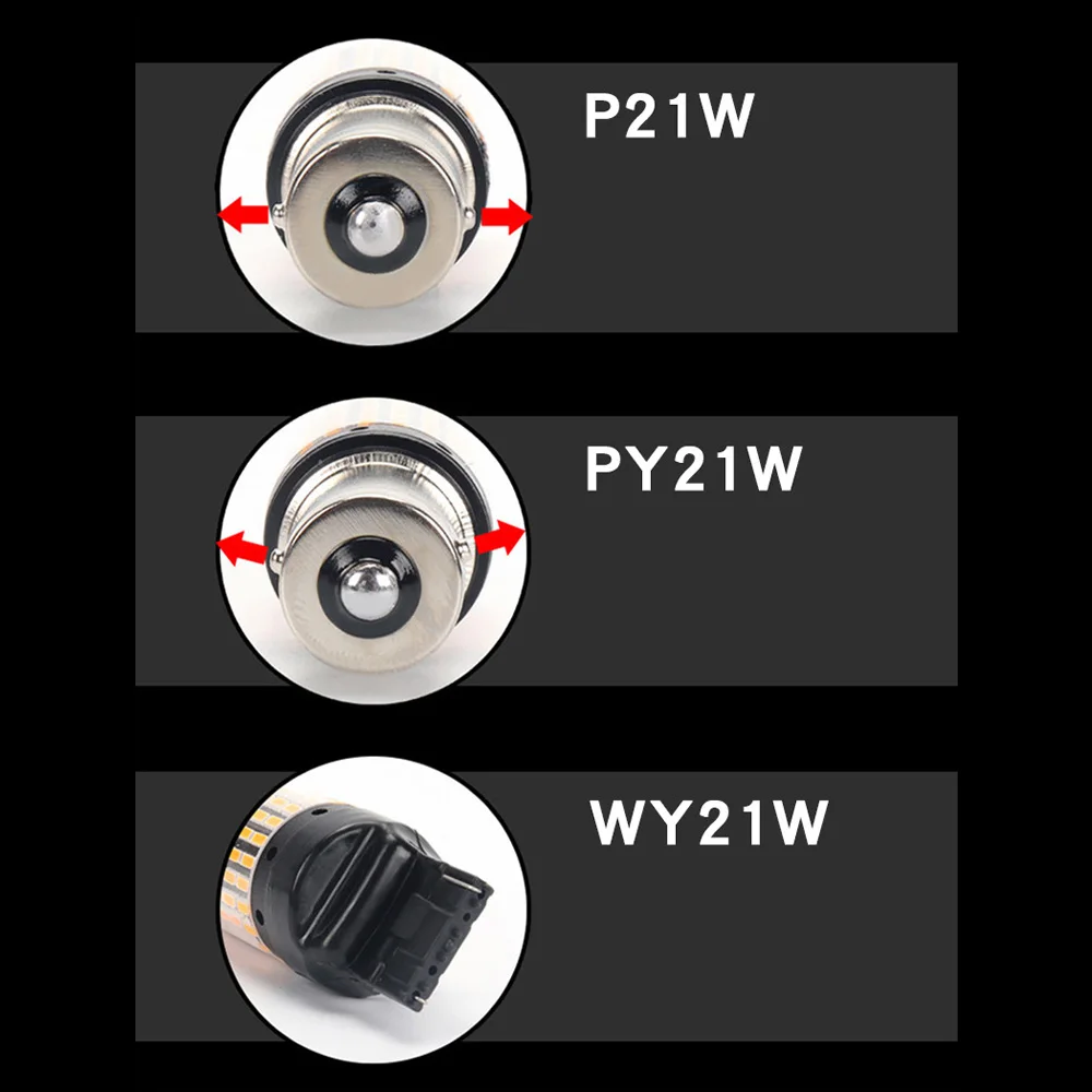 CZPVQ 1 шт. 1156 T20 7440 светодиодный фонарь BA15S P21W PY21W 3014 144SMD Автомобильный задний стоп