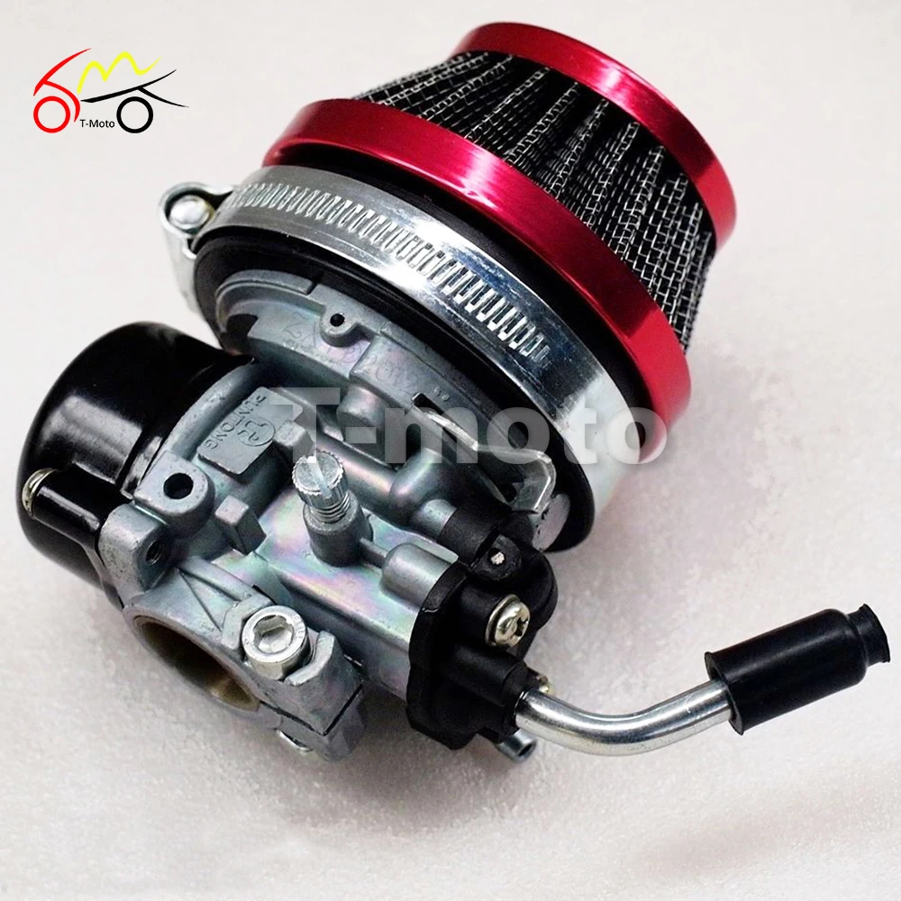 Racing Carburetor Carby with Air Filter for 2 Stroke Motorized Push