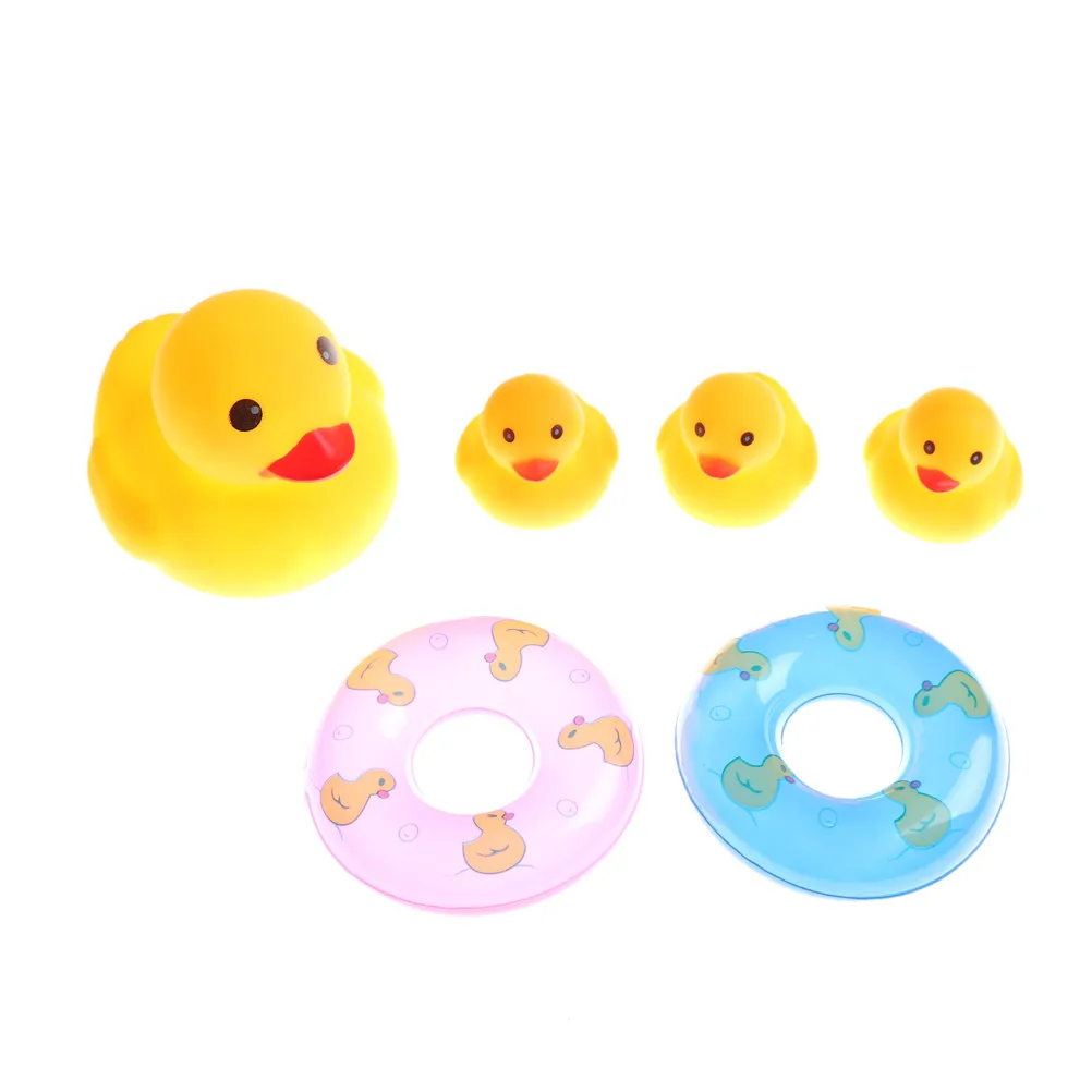 Bath Ducks Toy Swim Rings Baby Toys Water Floating Children Water Toys