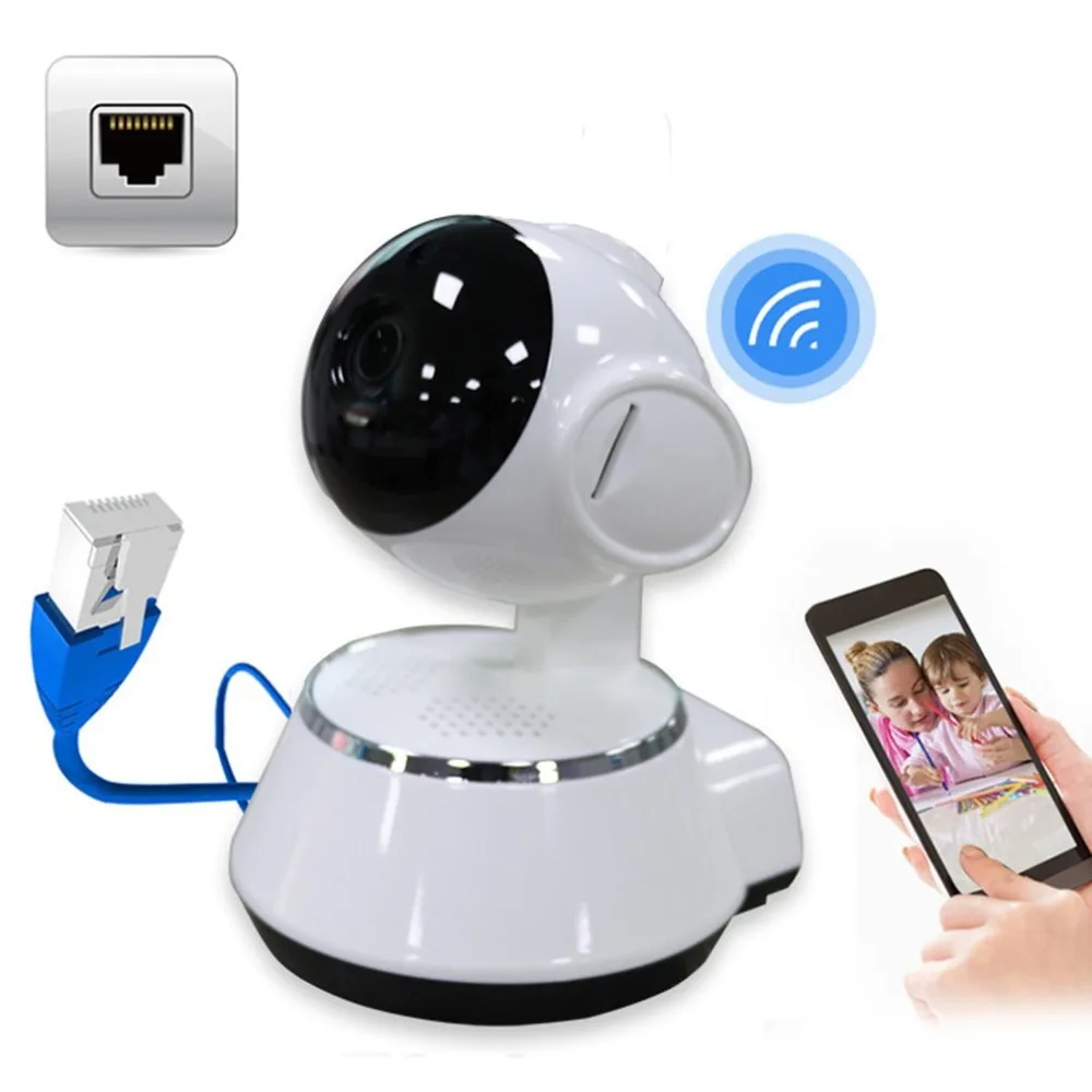 

WiFi IP Camera Baby Monitor 720P HD Smart Baby Camera Audio Video Record Night Vision Remote Surveillance Home Security