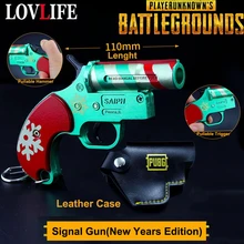 11 см PUBG Сигнальный Пистолет фигурный брелок 2020 Новогоднее