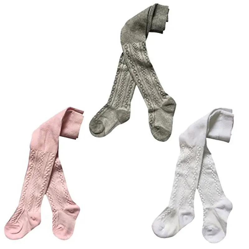Лидер продаж, милые 3 пары, смешные носки для маленьких девочек мягкие теплые Чулочные изделия, колготки