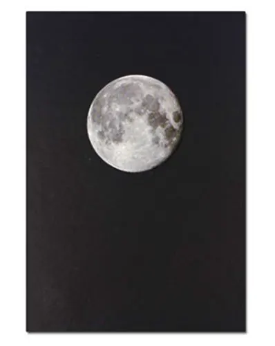 Дневник JUGAL Planet, A5, креативный, сделай сам, пустая черная внутренняя страница, альбом для рисования, граффити, блокнот, журнал - Цвет: Moon